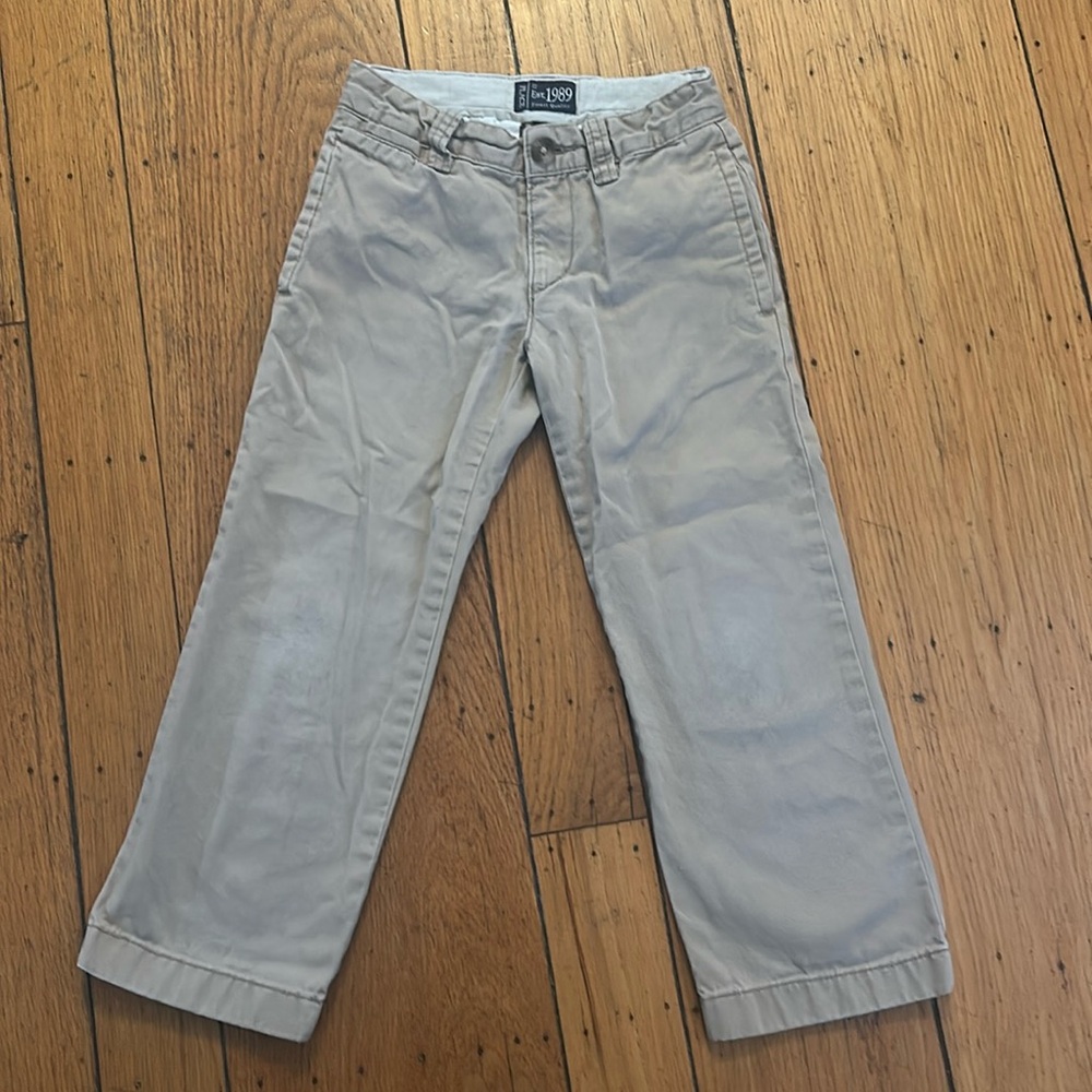 Toddlers Beige Khaki Dress Pants